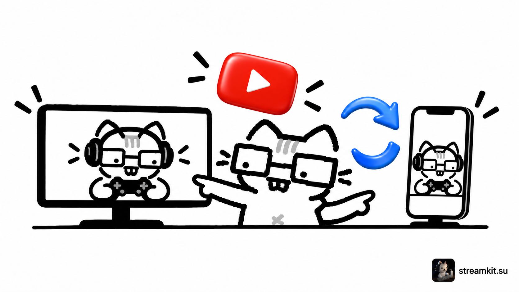Горизонтальный и вертикальный эфир на YouTube: подготовьте оба кадра